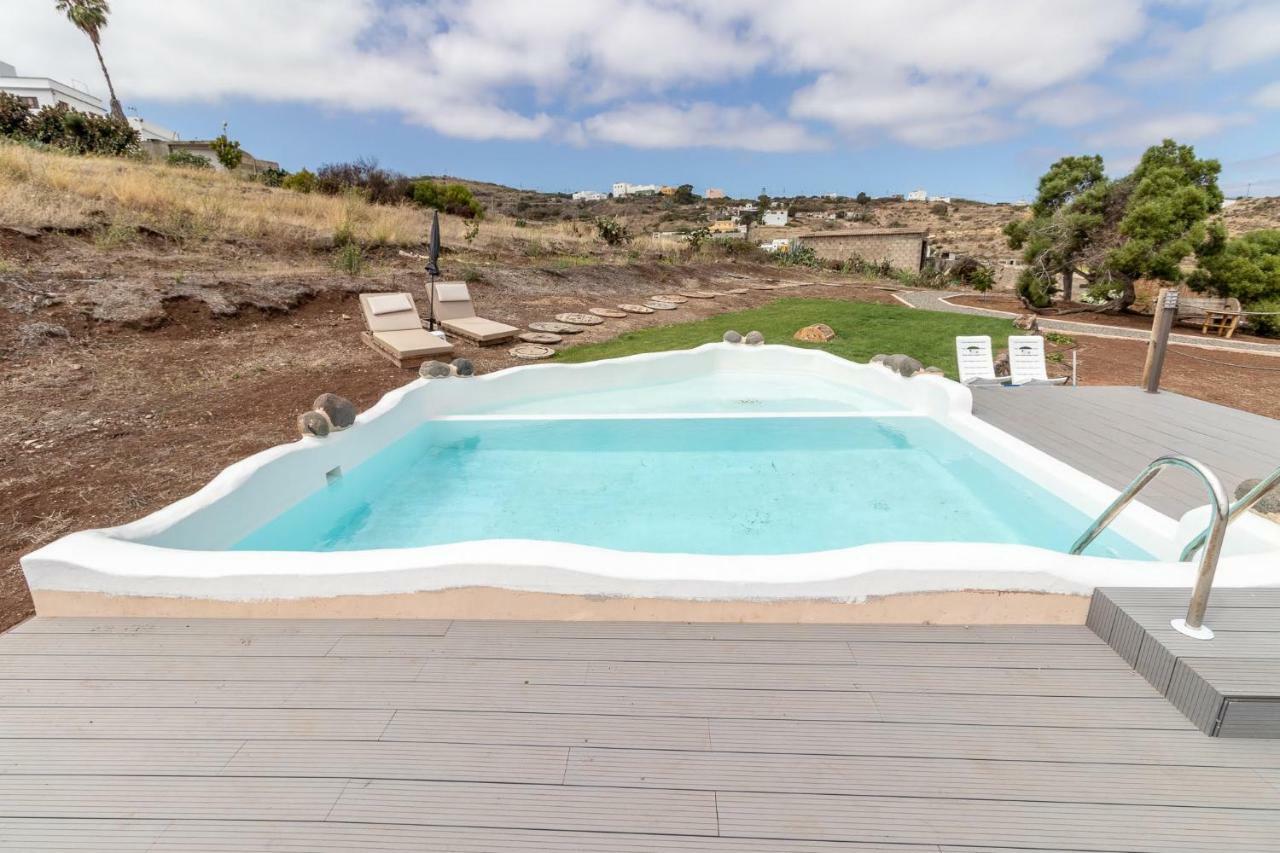 Flatguest Charming House + Pool + Terrace + Views Villa Santa Maria de Guia de Gran Canaria Exterior photo